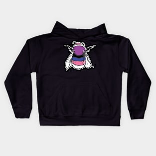 Genderfluid Bee Kids Hoodie